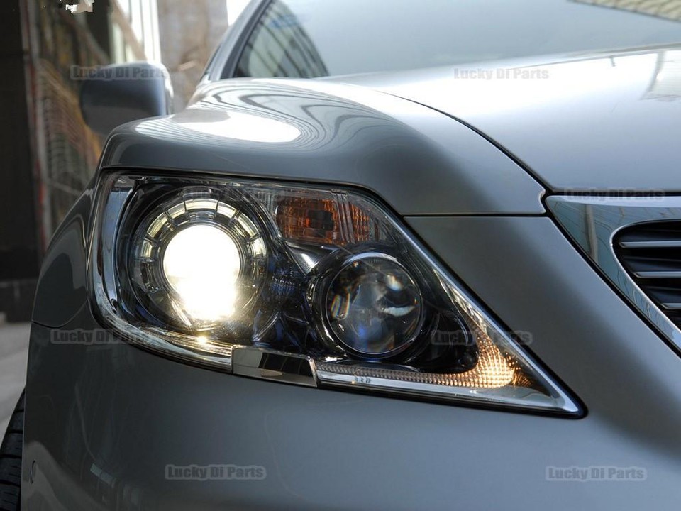 Pairs For Lexus LS460 20072009 Car Headlight Lens Cover Clear Shell