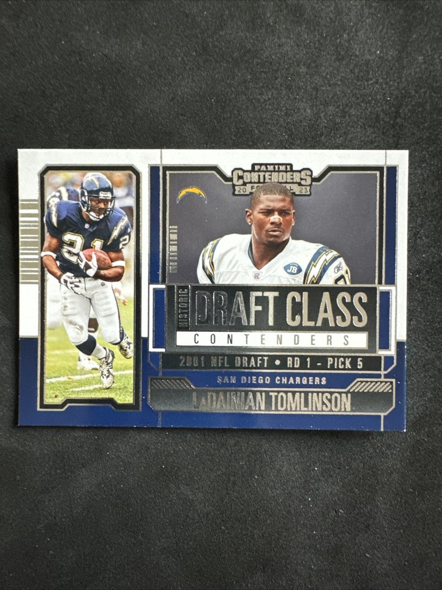 2023 Panini Contenders #HDC-LT Ladainian Tomlinson Historic Draft