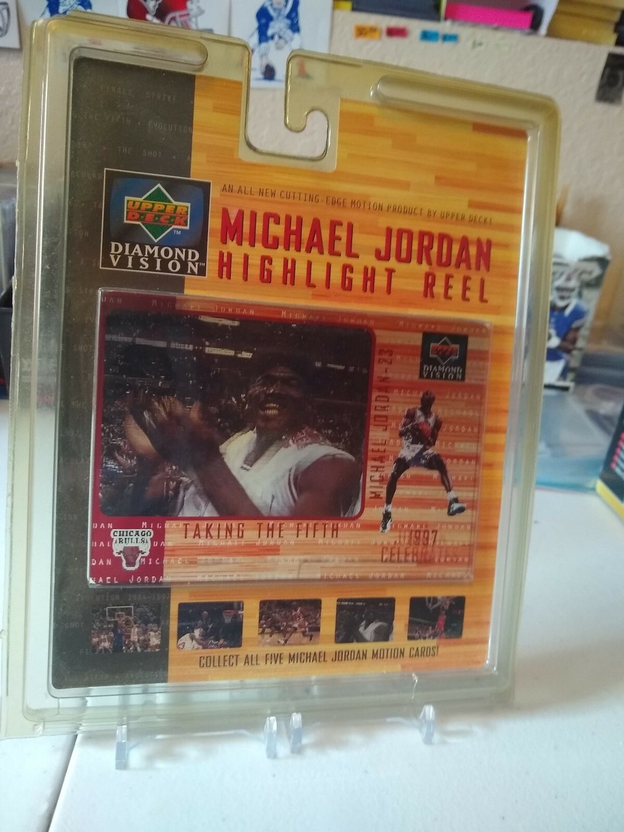 97 UD Diamond Vision Michael Jordan Highlight Reel SP Taking the 