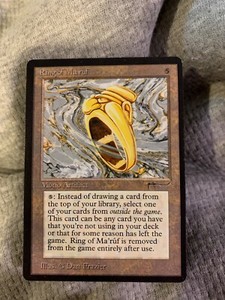 MTG Ring of Ma Ruf Arabian Nights English