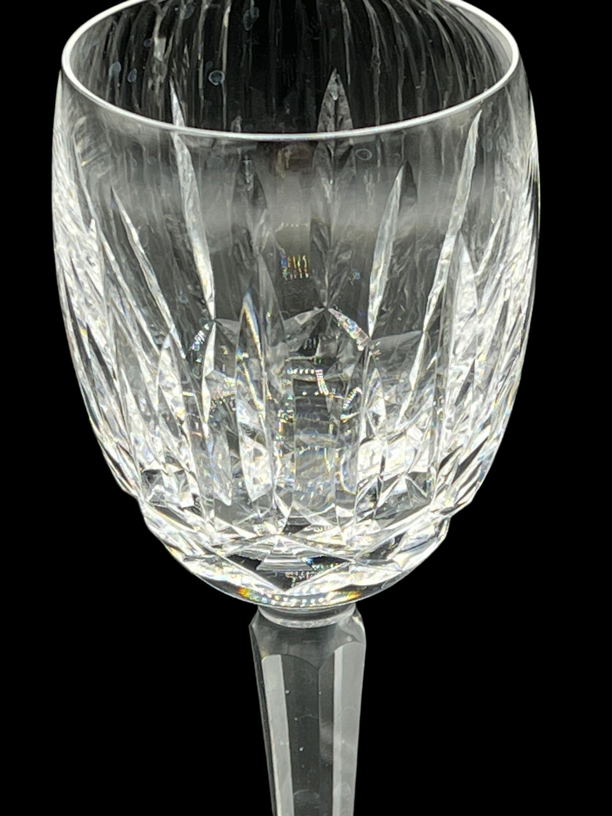 Waterford Kildare 6.5" Crystal Claret Wine Glasses, Set of 2 Vintage