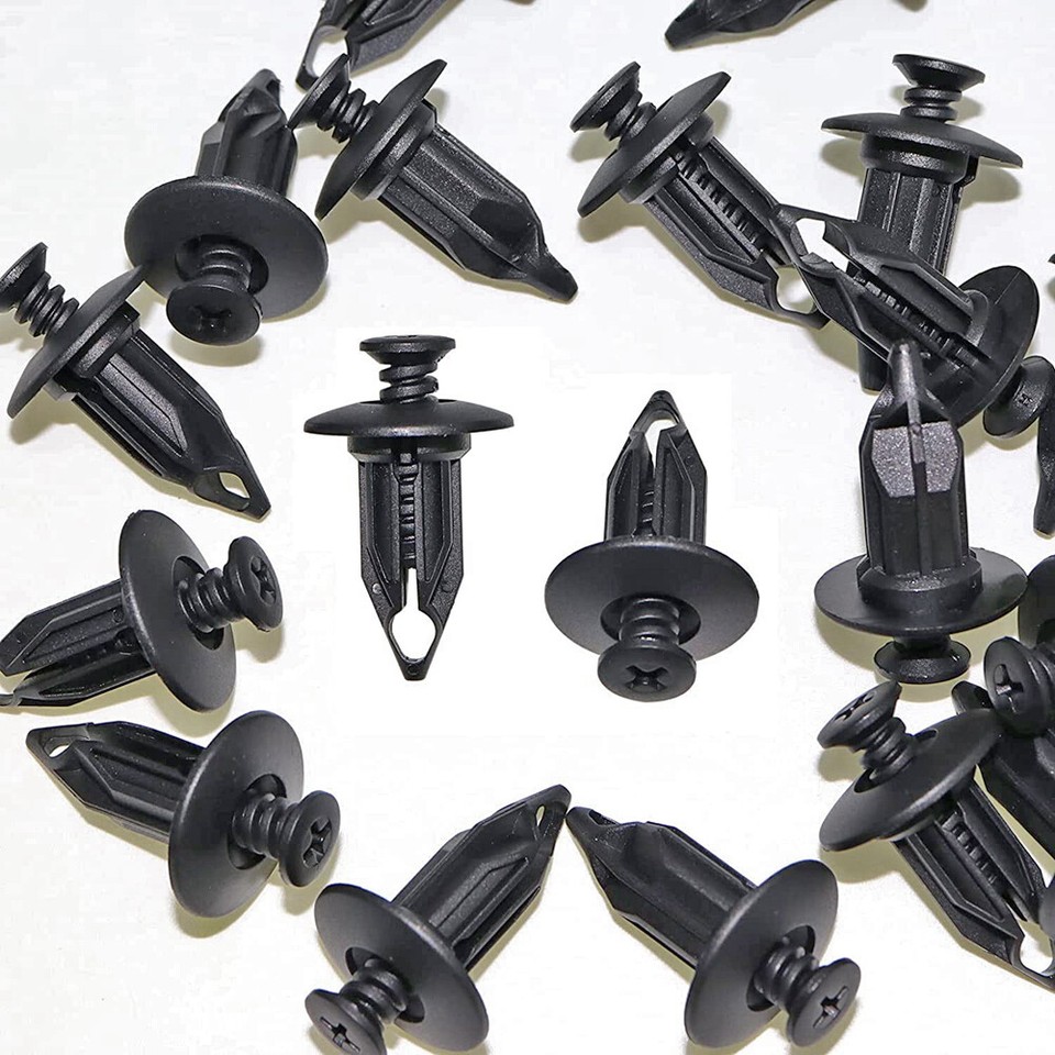 20pcs Nylon Push-Type Retainer Grille Rivet For Ford F250 350 450 550 ...