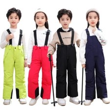 Waterproof Sport Girl Snow Pants Warm Boy Ski Trousers Winter Outdoor Children