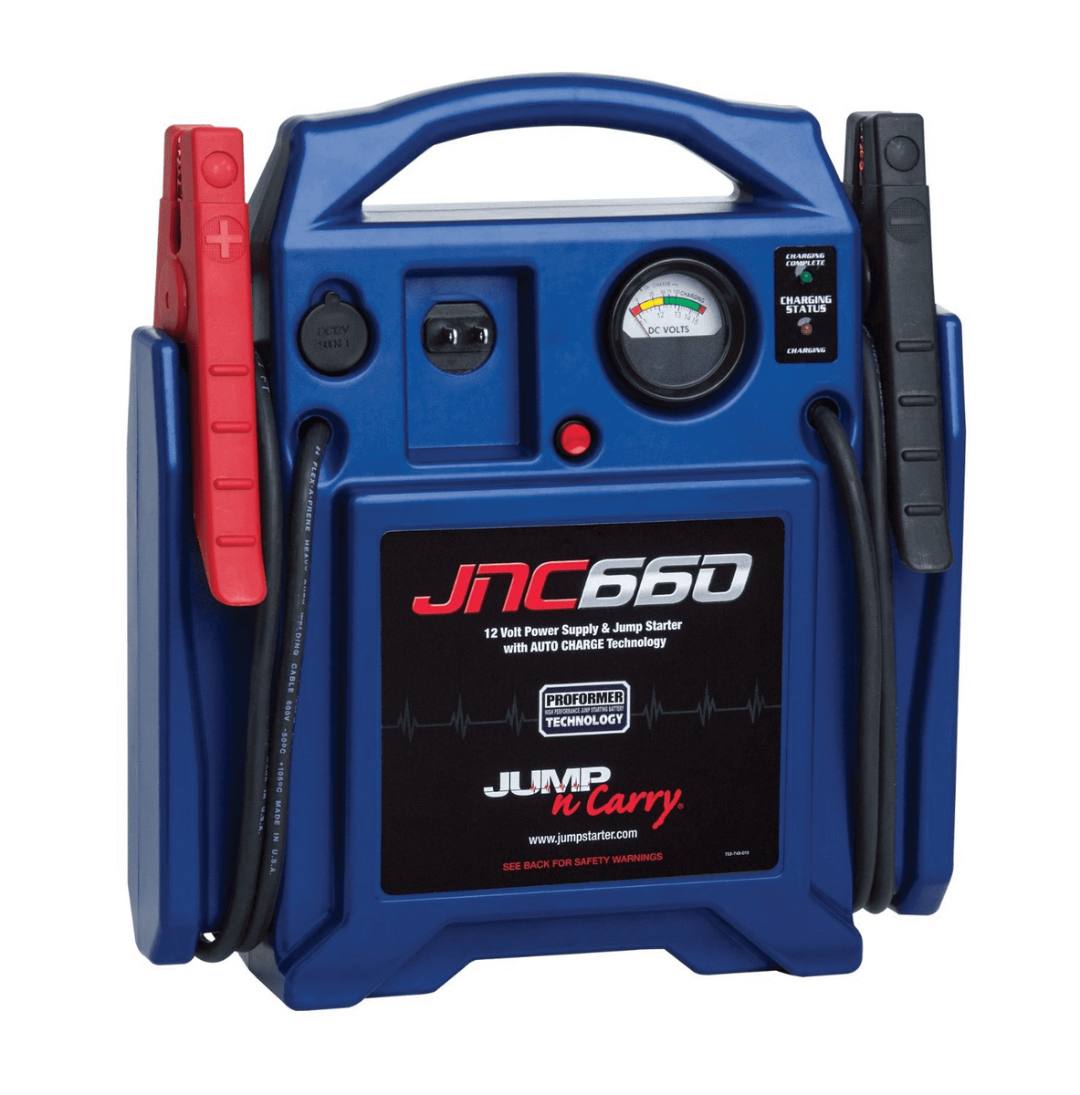 Clore Automotive Jump N Carry JNC 660 1700 Peak Amp 12 Volt Jump