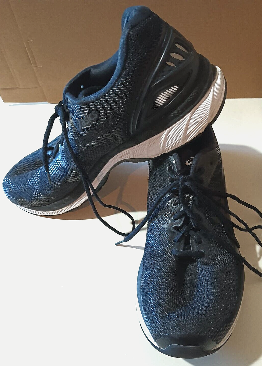ASICS Gel-Nimbus 20 Men\'s Sz 10 Black/Blue T800N ASICS Gel Nimbus 20 Mens Size 12 Shoes Sneakers Black T800N  main image 2