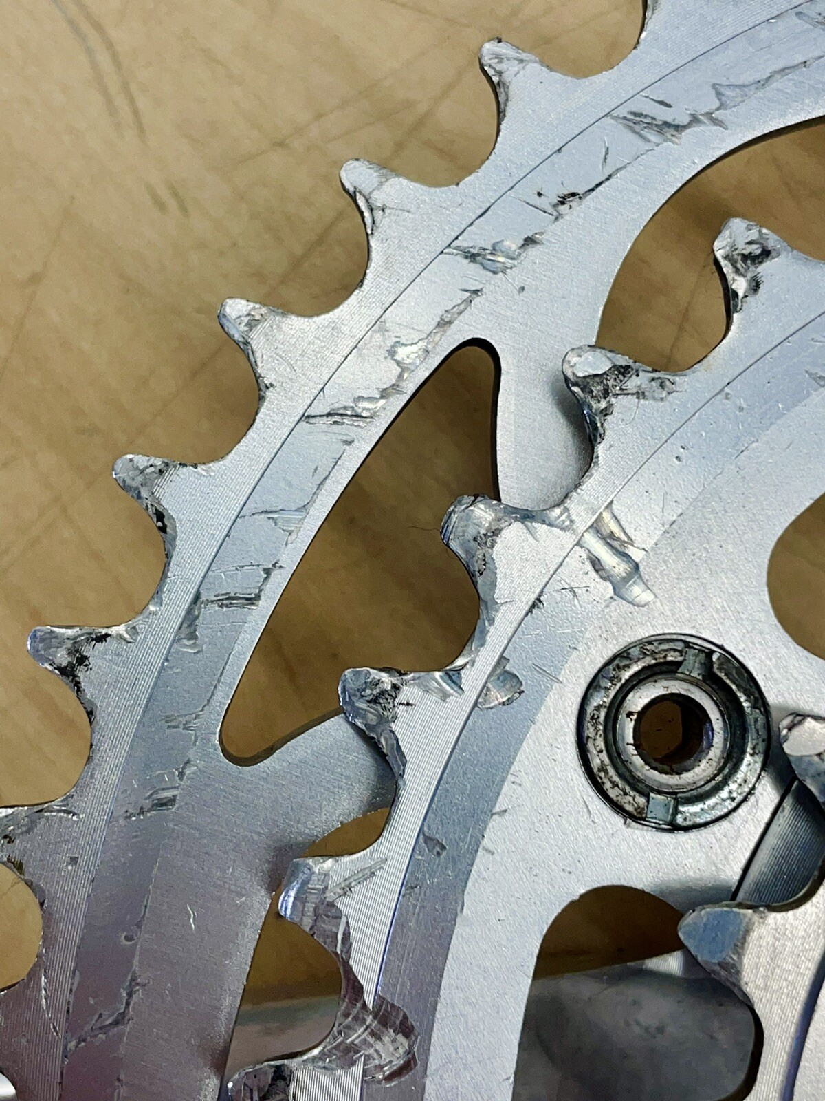 Vintage Suntour XC Pro 175mm Triple 110 74 BCD Crankset MTB 1990s