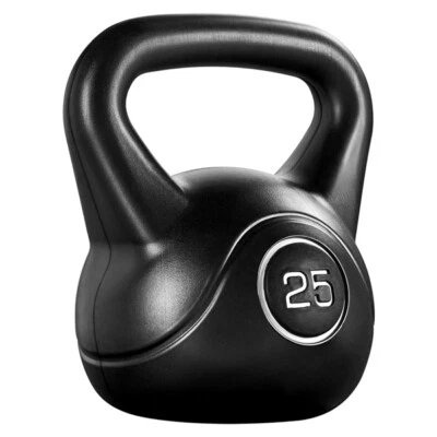 TOPEAKMART Kettlebell Weight HDPE Coated Kettle Bells 25lbs Home Gym Fitness Bodybuilding