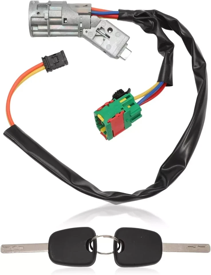 Blocchetto di avviamento CITROEN C2 C3 PEUGEOT 307 con 2 chiave (2001-2005) - Immagine 2 di 4