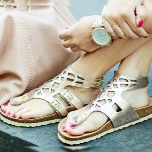 birkenstock sale gold