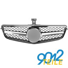 für Mercedes Grill W204 S204 Limo GLANZ SCHWARZ Kühlergrill Frontgrill