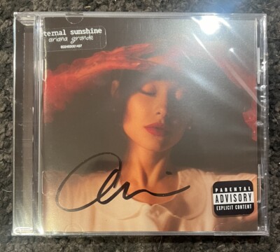 signed eternal sunshine cd - autographed by ariana grande | eBay