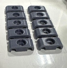 20 3/16" Brake Fuel Electrical 2 Line Hold Down Clips Clamps Street Rat Rod Hot