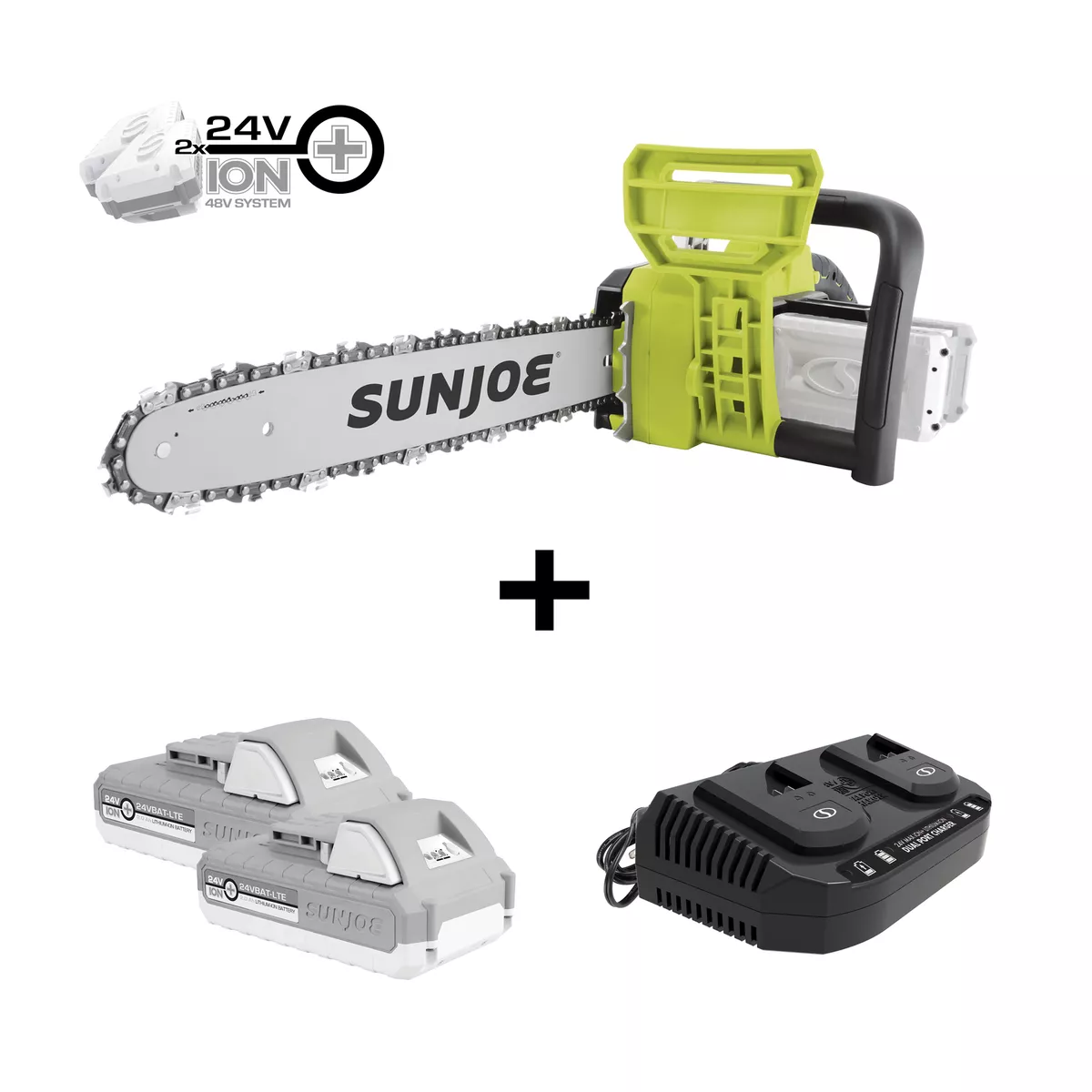 Sun joe cordless sale chainsaw
