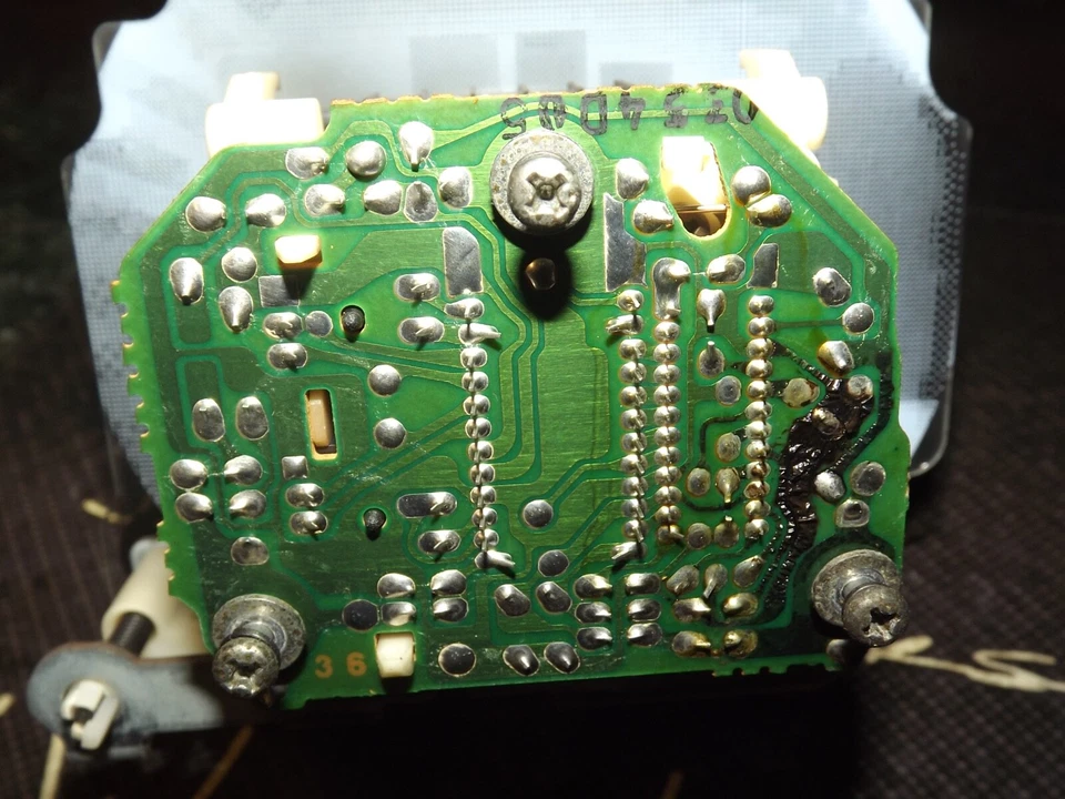 OEM 92-95 USDM Honda Civic EG EJ dash gauge cluster speedo speedometer unit 287K - Image 3 of 4