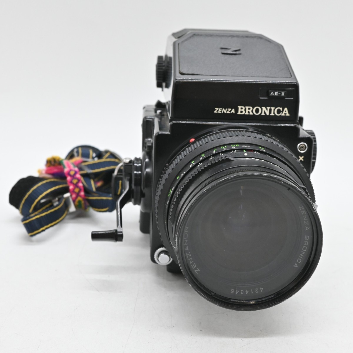 Zenza Bronica ETR S AE-II Finder ＋ 40mm 1:4 MC 120 Film Back From