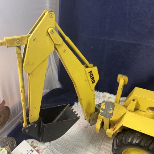 Vintage Ertl Ford 7500 Die-Cast Backhoe Front Loader Tractor - 1/12 Scale - Picture 9 of 12