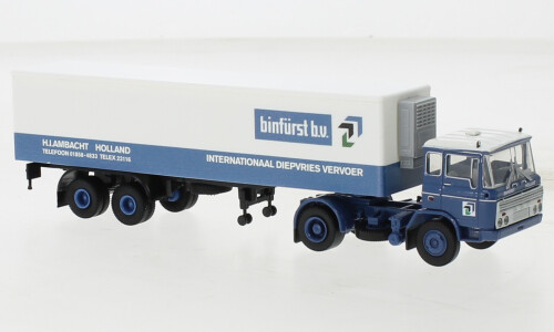Brekina 85292 - 1/87 DAF FT 2600 Refrigerated-Sz, Binfürst, 1962 - New - Picture 1 of 1