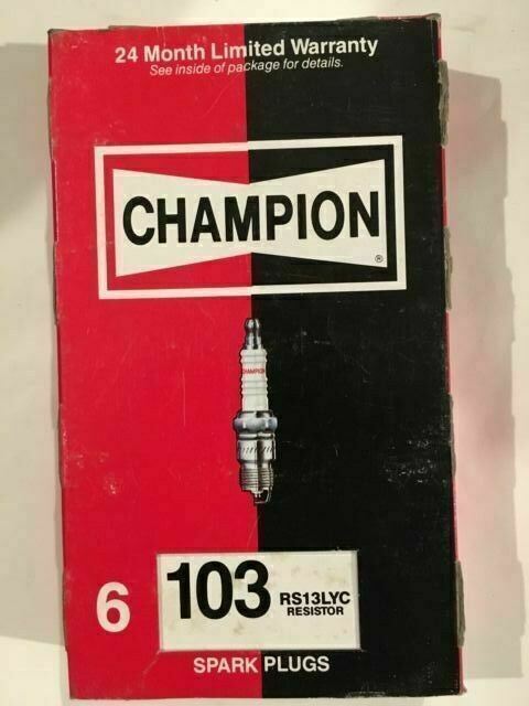 Champion Spark Plug #RS13LYC #103 - Box of 6 Plugs 