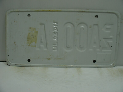 2001 Pennsylvania License Plate PZ A00 A SAMPLE Tigers vintage