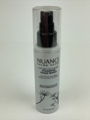 nuance salma hayek oxygen activated foaming face wash 3 fl oz