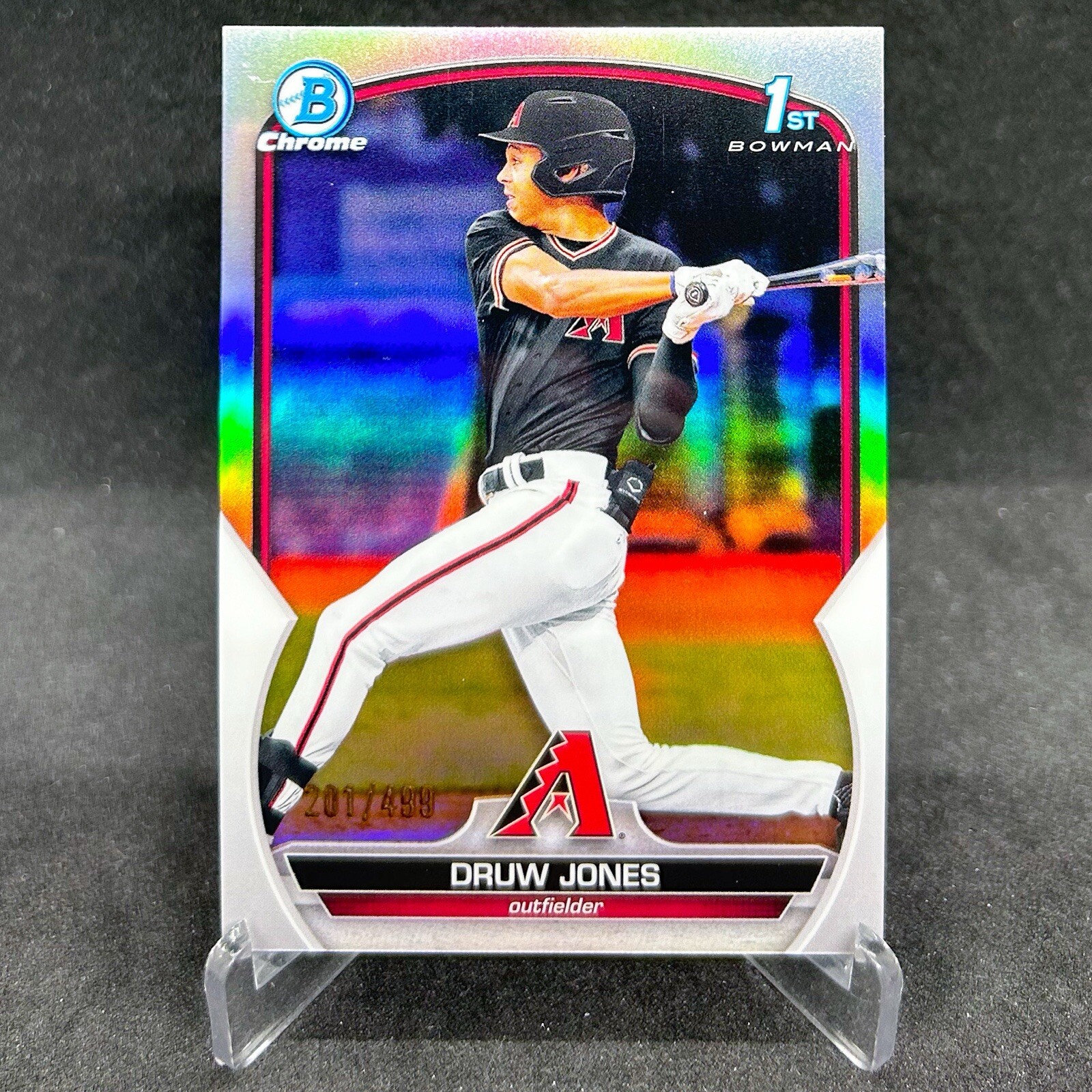 2023 Bowman Chrome Druw Jones 1st Rookie RC Refractor /499 Diamondbacks #BCP-25