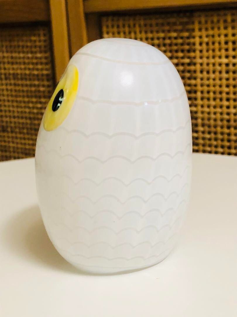 イッタラ OivaToikka  Northern Owl White Iittala Oiva Toikka Glass Bird Northern Owl White Scope RARE