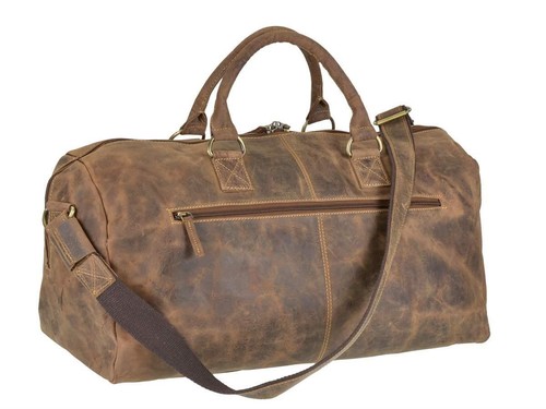 Greenburry Reisetasche Leder braun Vintage Herren Weekender Sporttasche Tasche - Bild 9 von 12