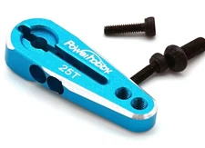 Powerhobby PHS1429 Blue 25T Clamping Servo Horn for Axial Futaba and Savox