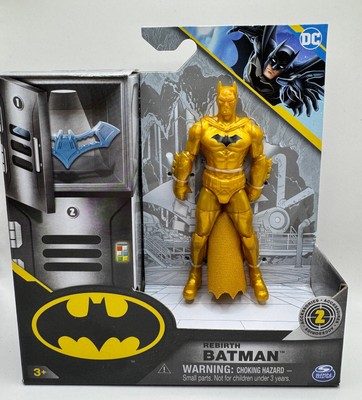 2023 Spin Master DC Comics 4  Metallic Rebirth Batman Action Figure RARE Chase