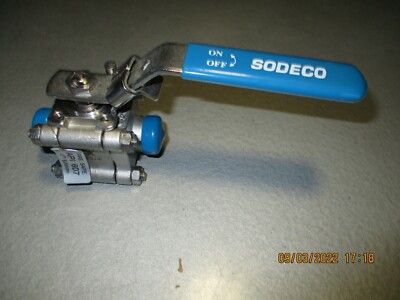 Sodeco MR0175 1/2'' Kugelhahn Wasserhahn Messing Absperrhahn Absperrventil NEU