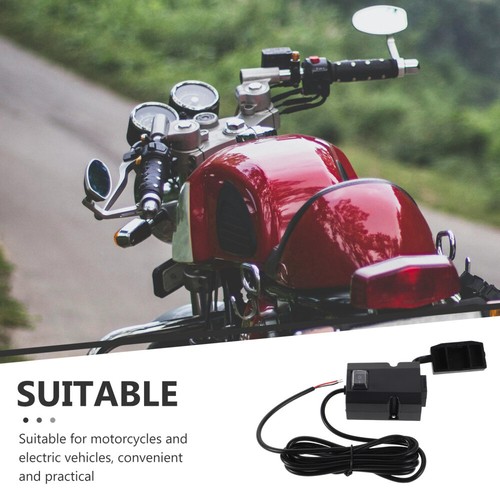 Mobile Phone Charger Car Usb Port Tablet for Motorcycle Handlebar Dual - 第 12/12 張圖片
