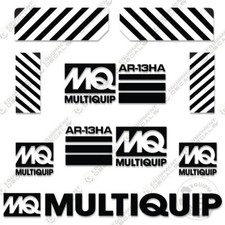 Fits Multiquip AR-13HA Decal Kit 36" Roller Replacement Stickers - 3M Vinyl!