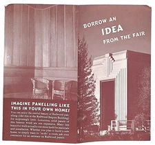 1939 Golden Gate Expo "Borrow an Idea from the Fair" CA Redwood Assoc. Brochure
