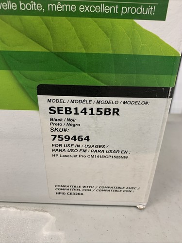CE320A / 128A Black, #759464 Staples Toner Cartridge. #9 - Picture 2 of 2