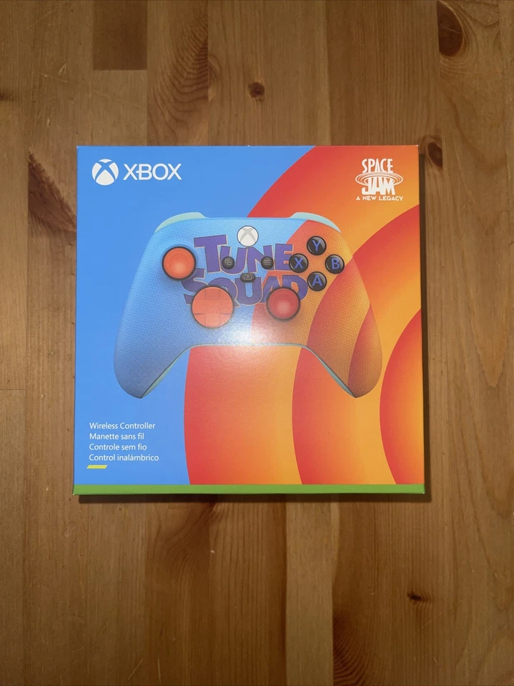Controlador inalámbrico Microsoft Xbox Series S X Space Jam Tune Squad naranja/azul Foto 3 de 4