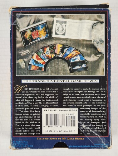 Osho Zen Tarot Transcendental Game of Zen 79 Cards Instruction Book Complete - Imagen 17 de 18