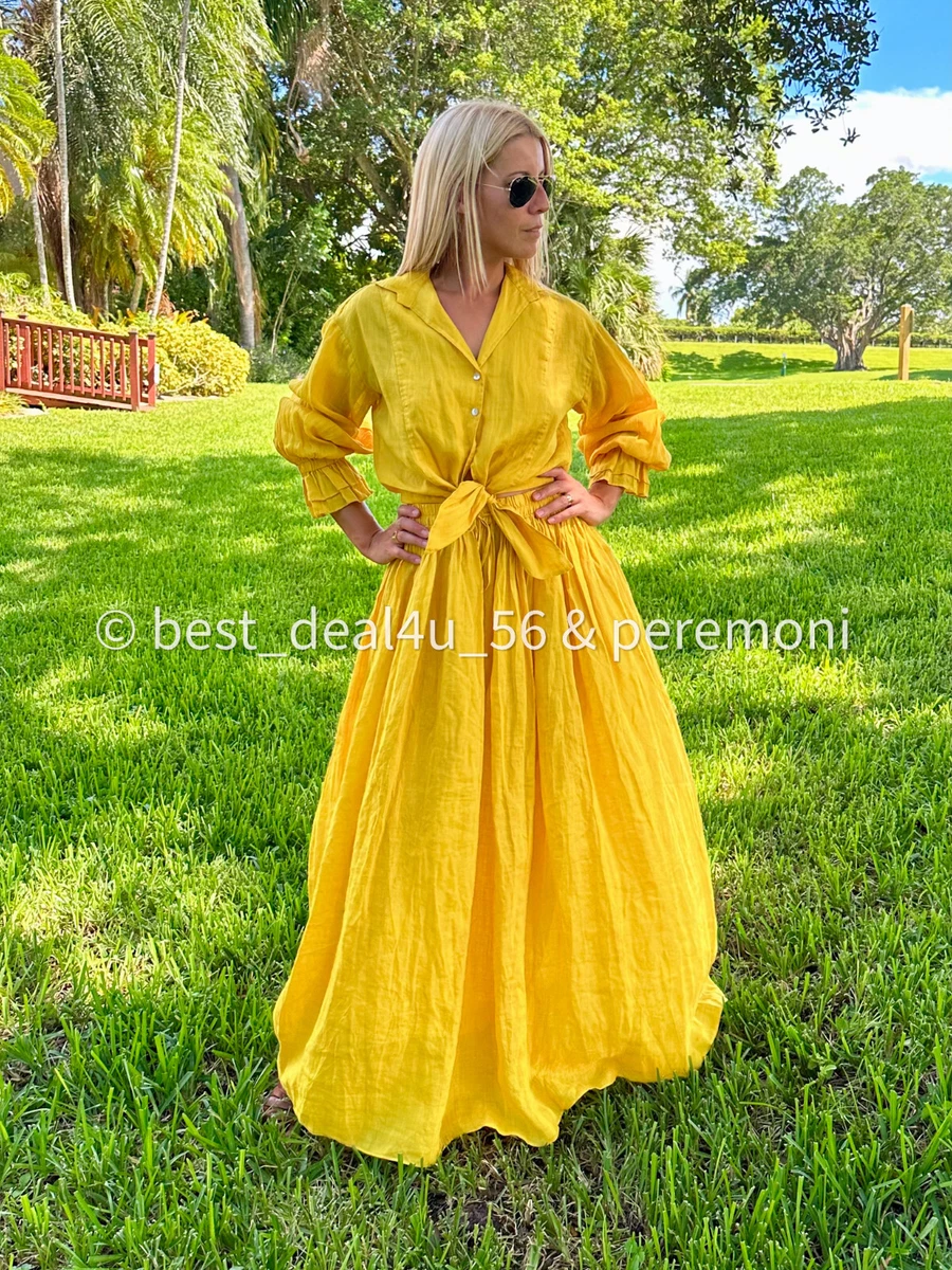 Zara yellow shirt clearance dress