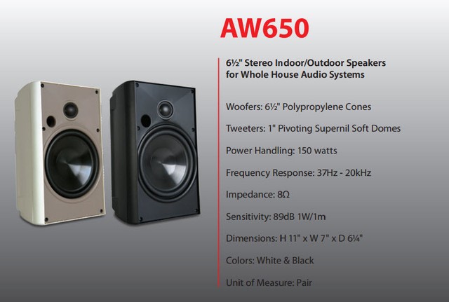 proficient outdoor speakers