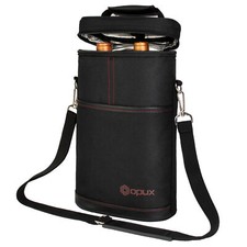 Wine Carrier Bag Insulated 2 or 3 Bottle Cooler Protection Carrying Tote Travel