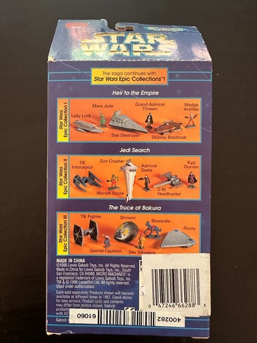 Star Wars MicroMachines Heir to theEmipre & The Truce at Bakura 1996 ships fast - Picture 12 of 20