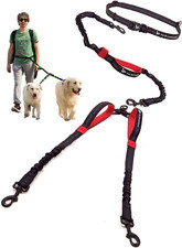 Exquisite Hands-Free Leash for Two Large Dogs   Perfect for Active Pet Owners  