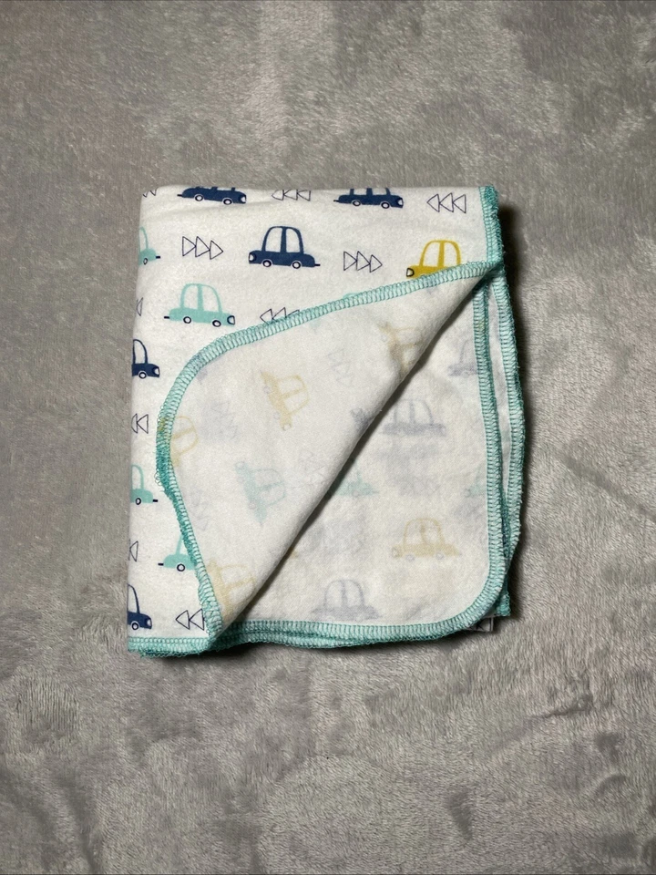 Manta Recepción Bebé Coches Triángulo Flecha Franela Suave Seguridad Lovey 30"x35" Foto 2 de 3