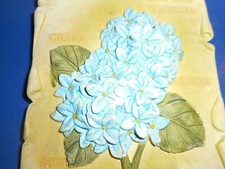 Welcome Sign "HYDRANGEA FLOWER" Porch Home Decor 3 Dimension Resin Thick