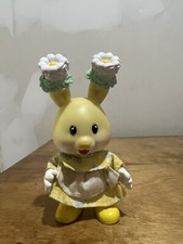 Vintage TBG Tea Bunnies "Sunny Bunny Bay Inn" Figure with Dress RARE HTF