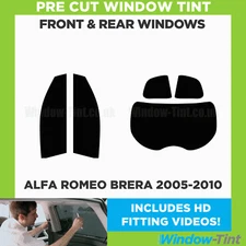 For Alfa Romeo Brera 2005-10 Full Pre Cut Window Tint Kit Front & Rear Film