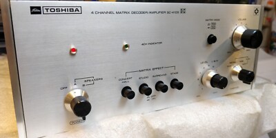 Toshiba SC-410S Matrix Decoder 4-channel amplifier (1972-1976) | eBay