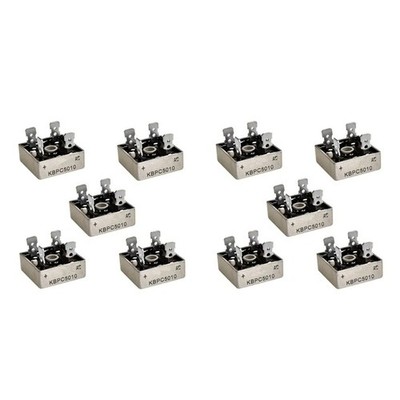 10X KBPC5010 50A 1000V Metal Case Single Phase Diode Bridge Rectifier -55~150°C