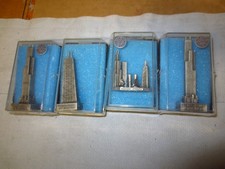 Lot of 4 WAPW Pewter Chicago Landmarks, John Hancock, Sears Tower, Lakefront