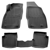 GummifußMatten FüR Opel Corsa E 2014-2019 3D Schalen Set Automatten