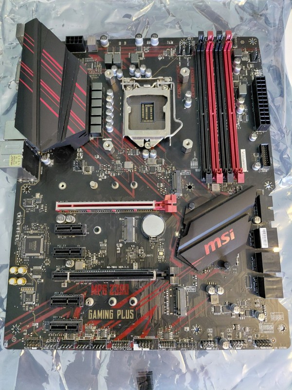 MSI MPG Z390 Gaming Plus Motherboard LGA1151 HDMI+DVI ATX DDR4